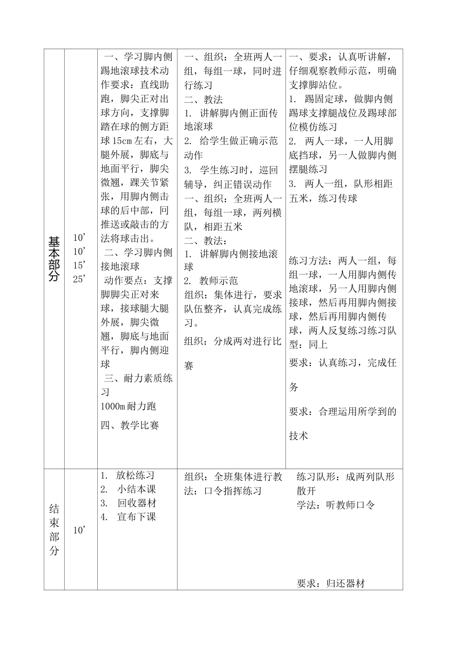 足球课教案全集 _第2页