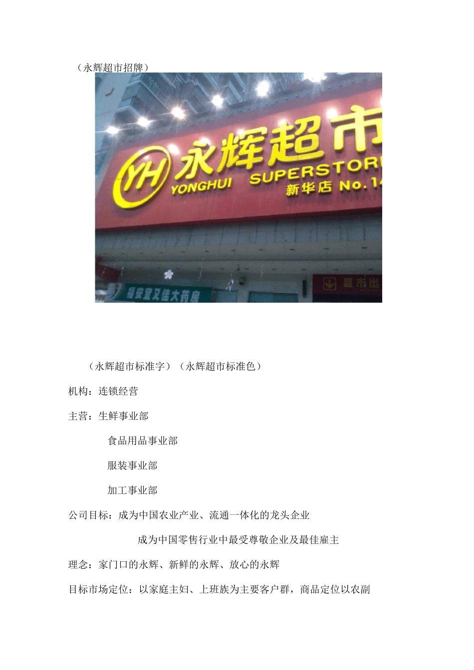 连锁经营管理实训报告_第3页