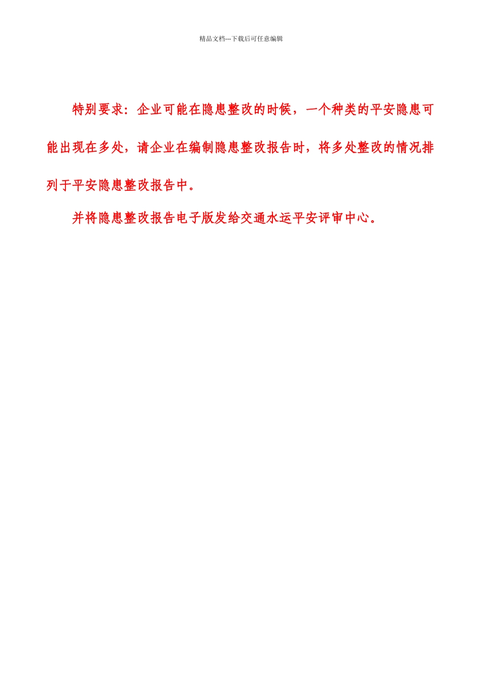 ×××港口危险货物作业安全评价安全隐患整改报告_第3页