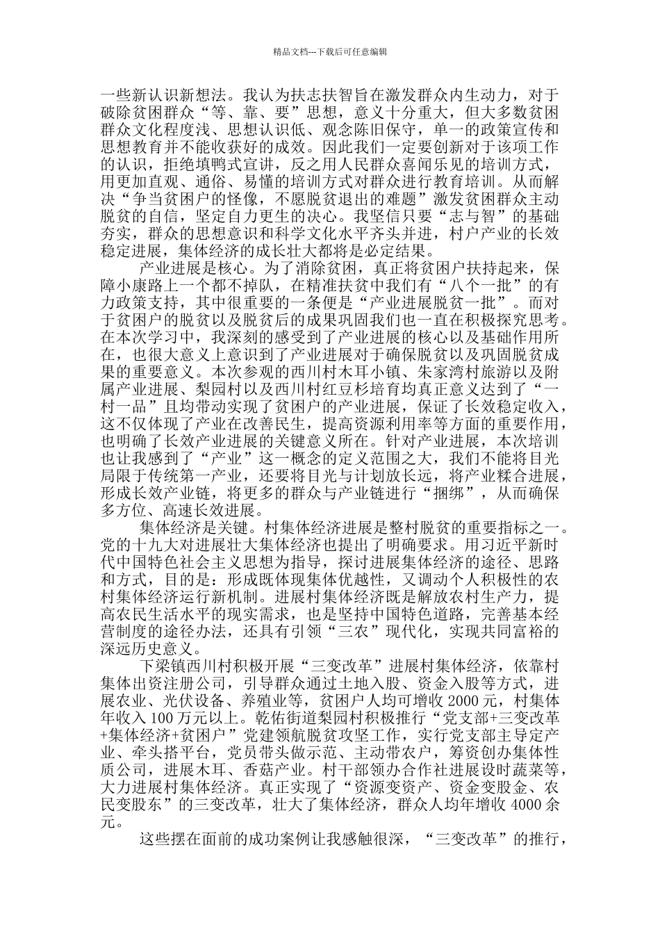 “第一书记”示范培训班学习心得体会_第3页