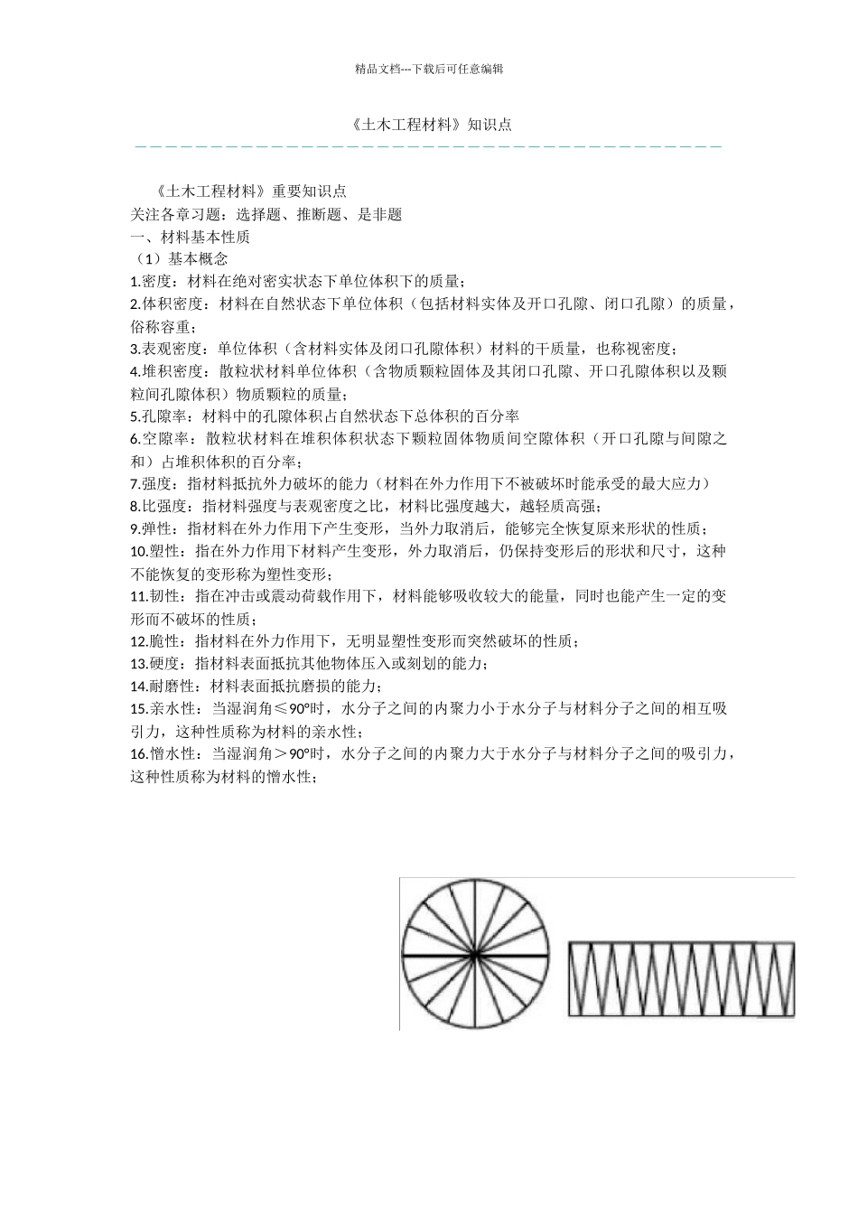 《土木工程材料》知识点_第1页