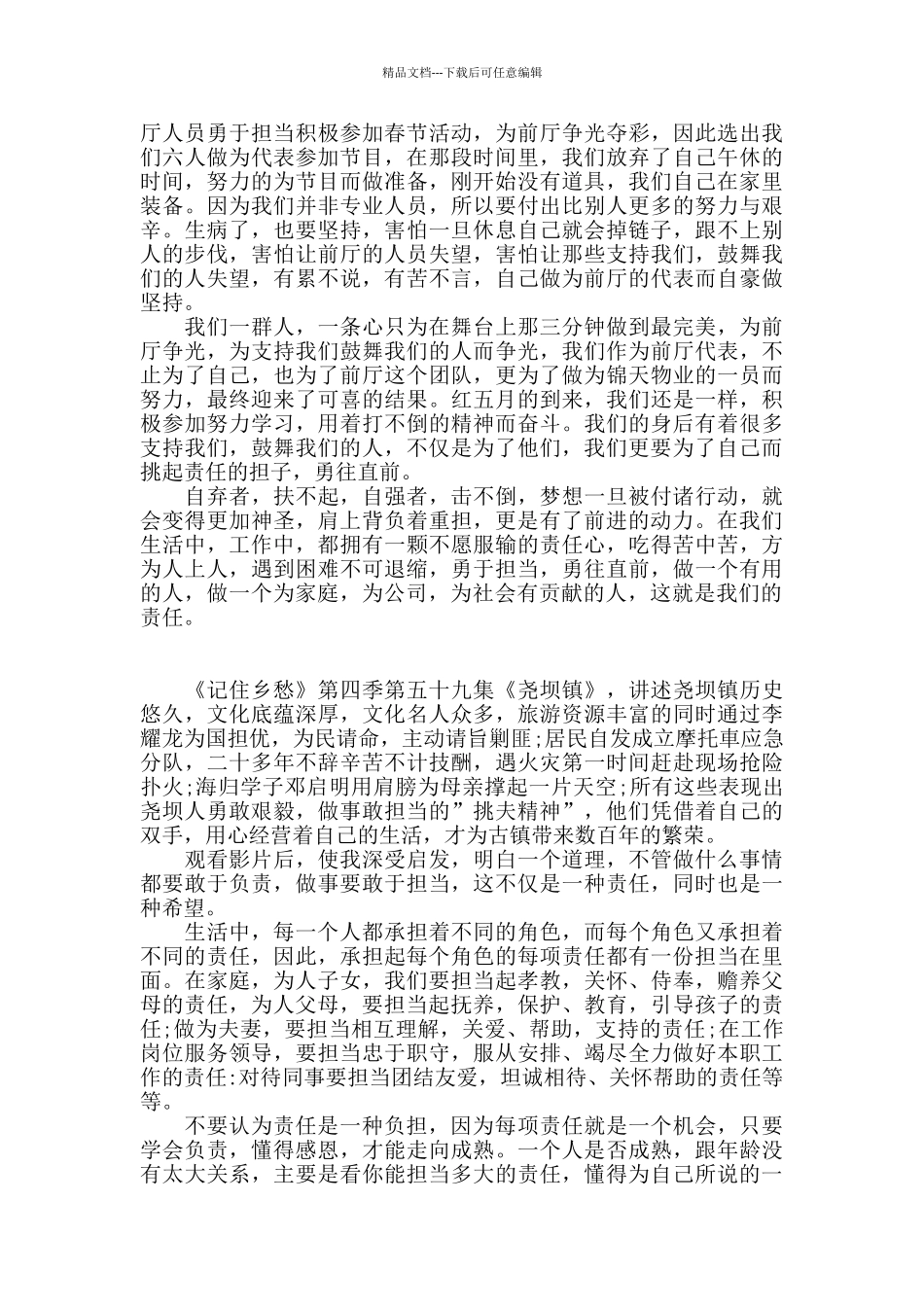 《尧坝镇》观后感_第2页