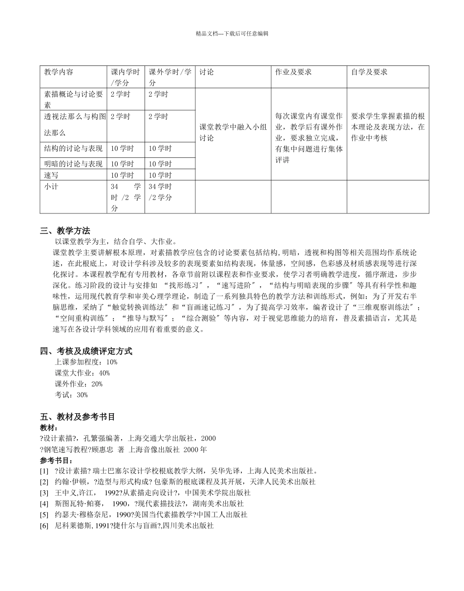 《工程图学》课程教学大纲_第2页