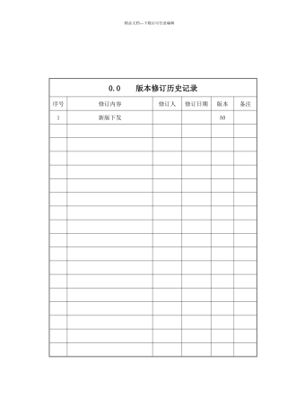 《某食品公司的全套ISO体系文件质量手册》