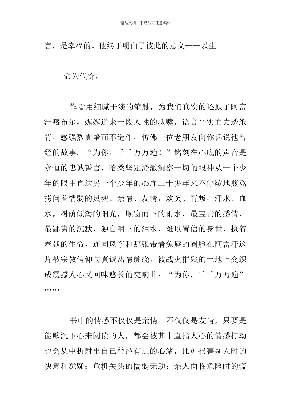 《追风筝的人》读书笔记_第3页