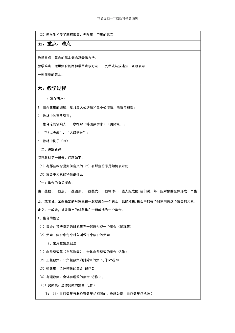 《集合的概念》教学设计_第2页