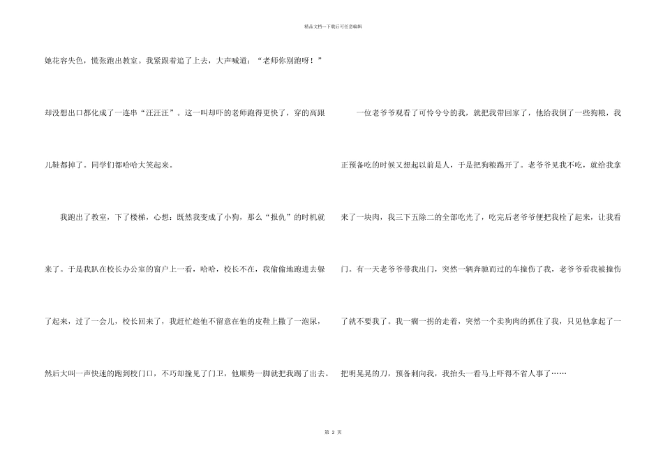 一只狗的遭遇_第2页