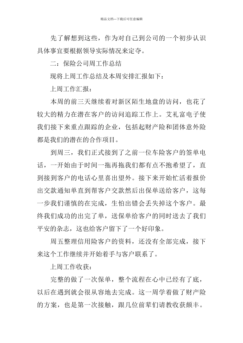 一周工作总结格式模板_第3页