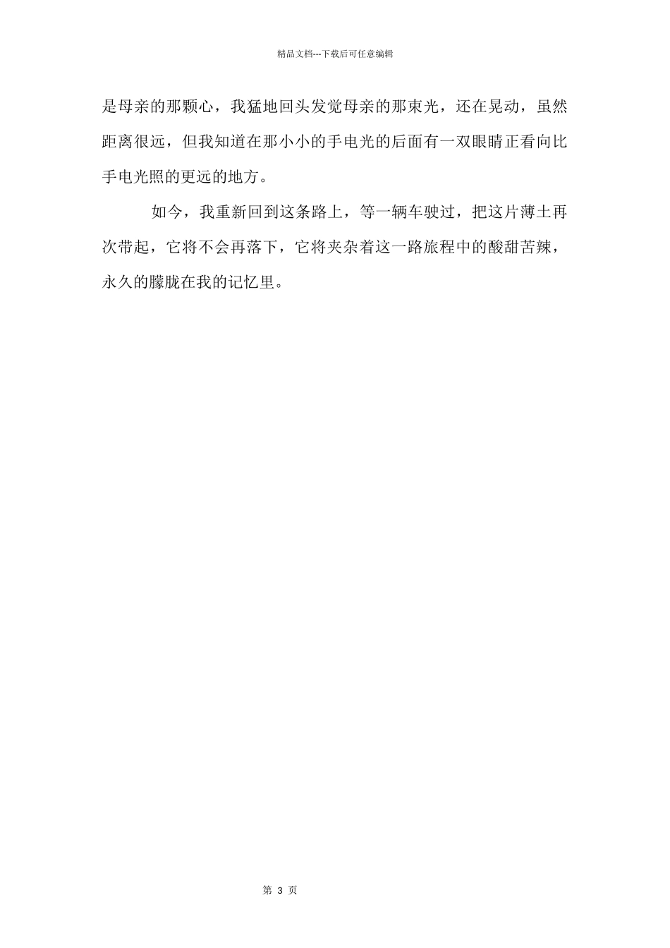 一条路的旅程高三_第3页