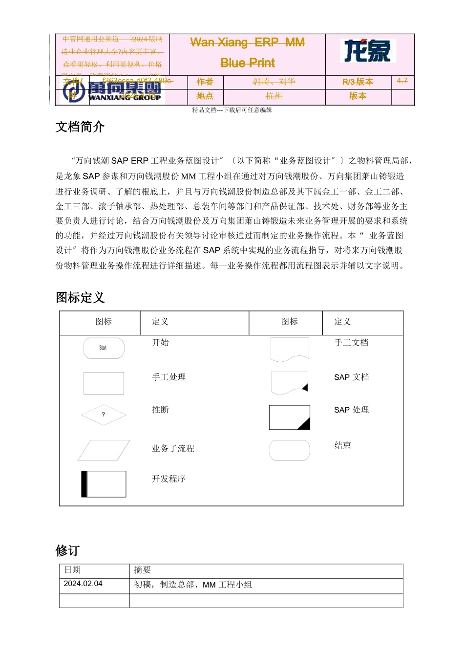 万向钱潮股份有限公司ERP项目业务蓝图物料管理_第2页