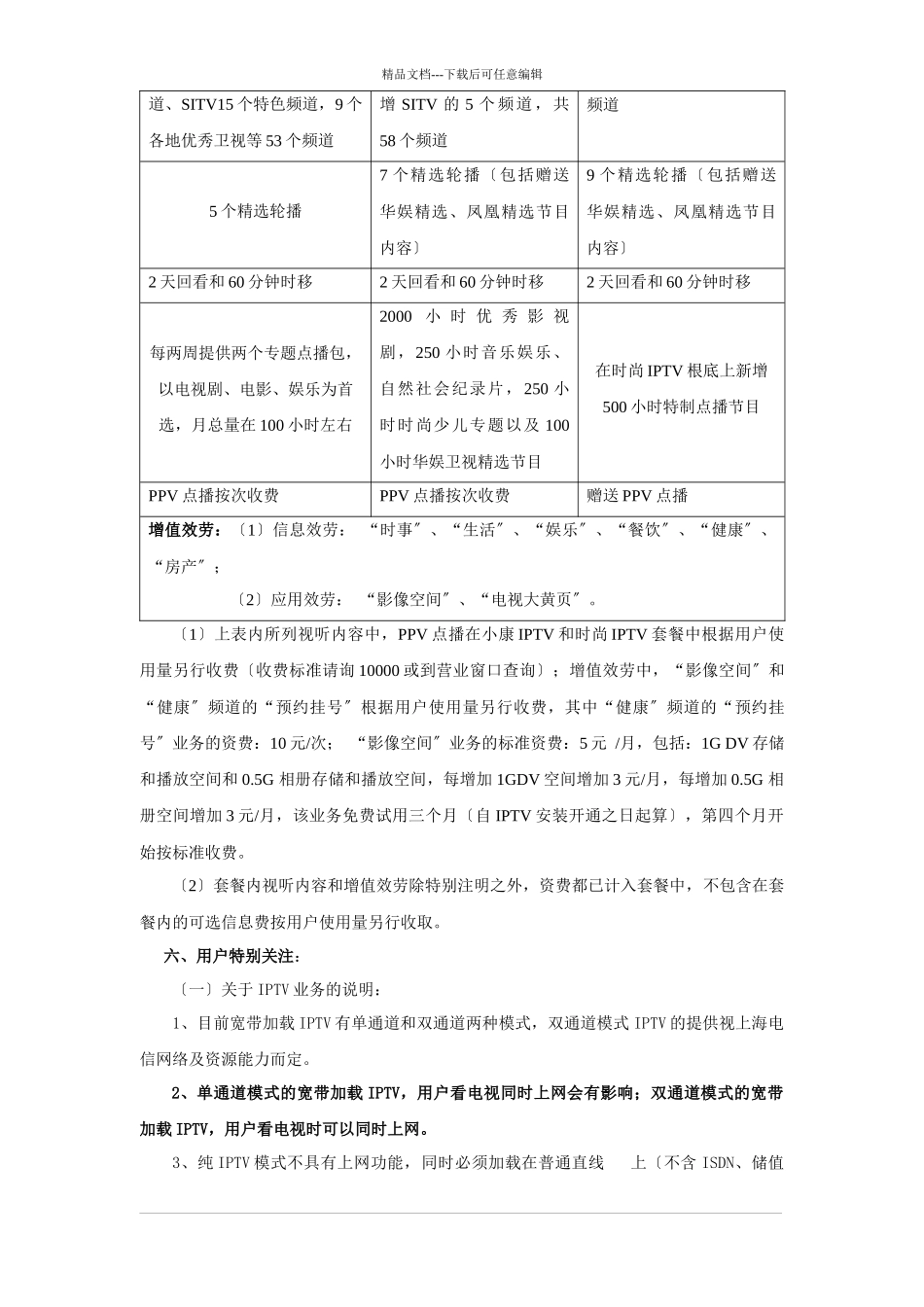 上海电信营销活动规则模版_第3页