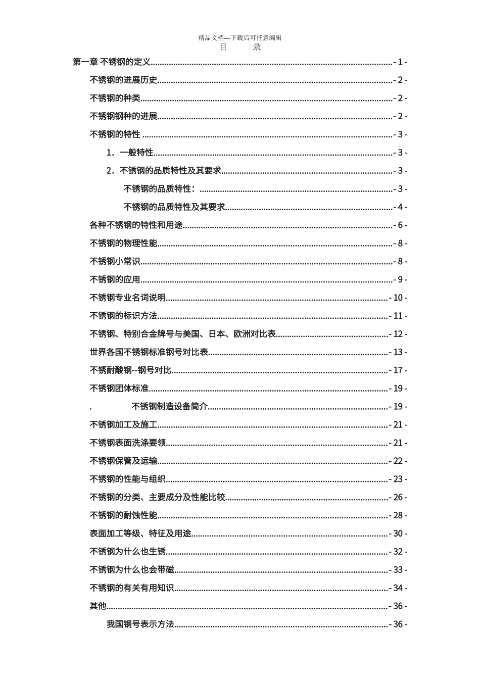 不锈钢材料知识大全_第1页