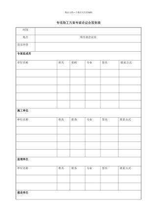 专家论证意见