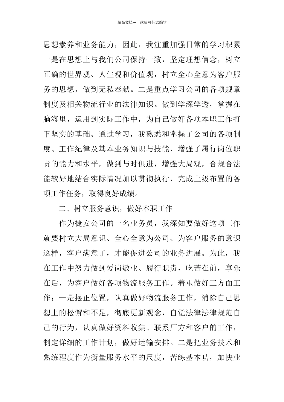 业务员个人的年度工作总结_第2页