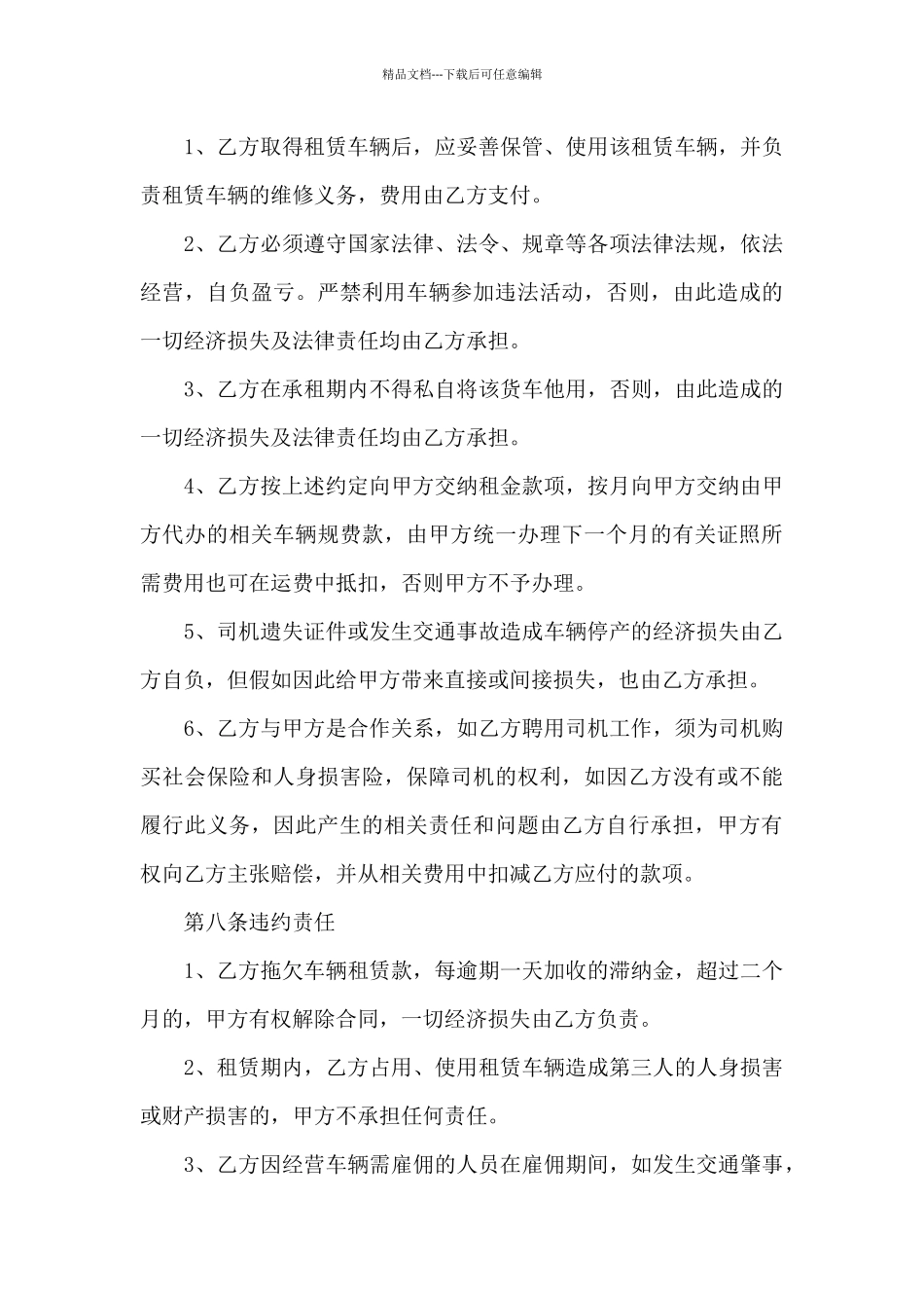 个人车辆融资租赁合同_第3页