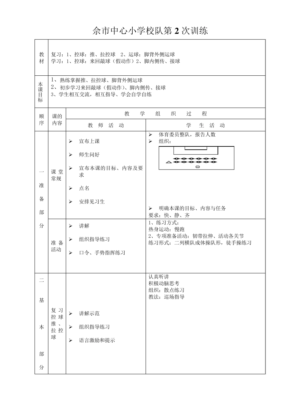 小学足球队训练教案(共15篇)_第3页