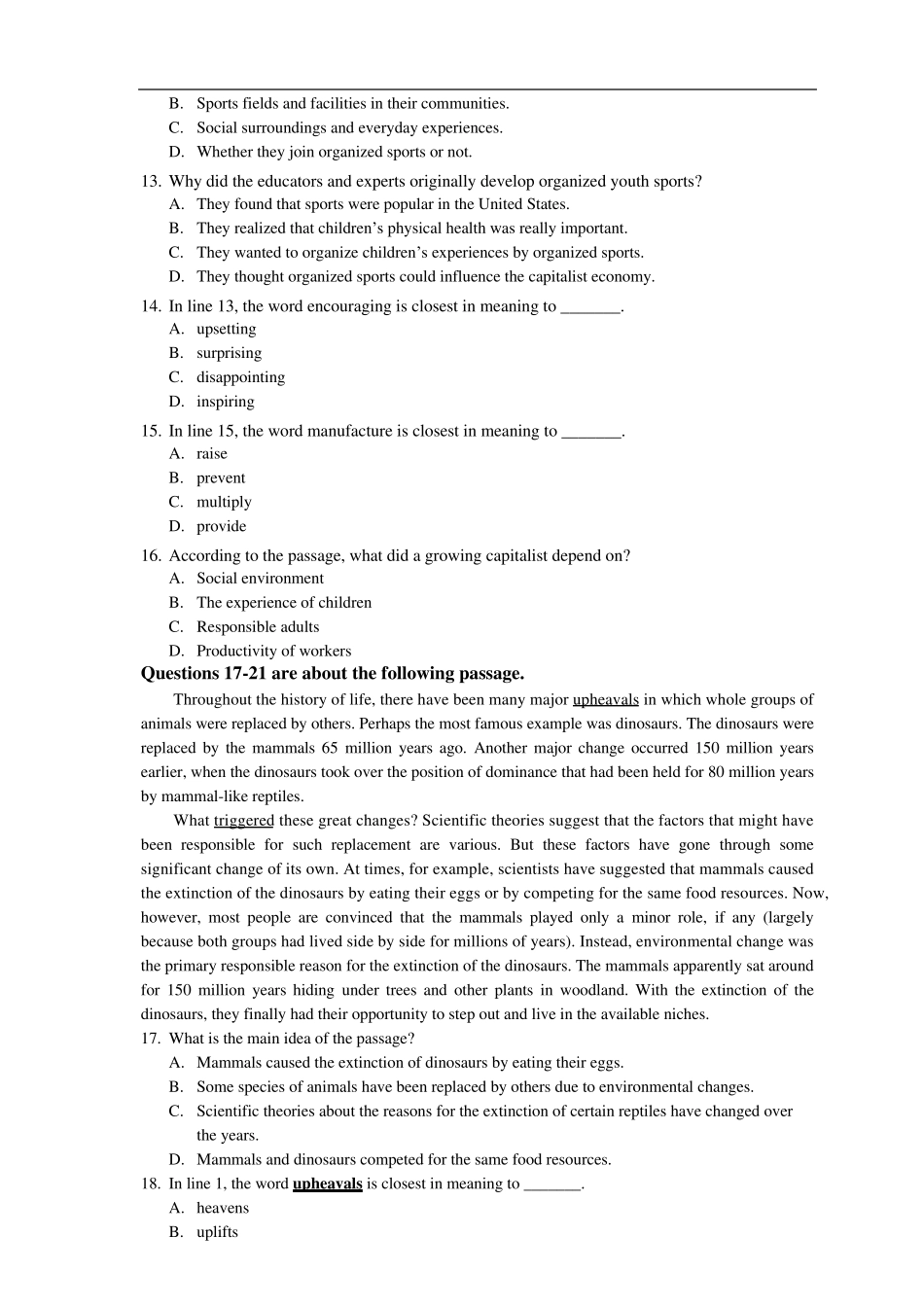 小托福官方指定用书TOEFLJunior摸底测评题及参考答案_第3页