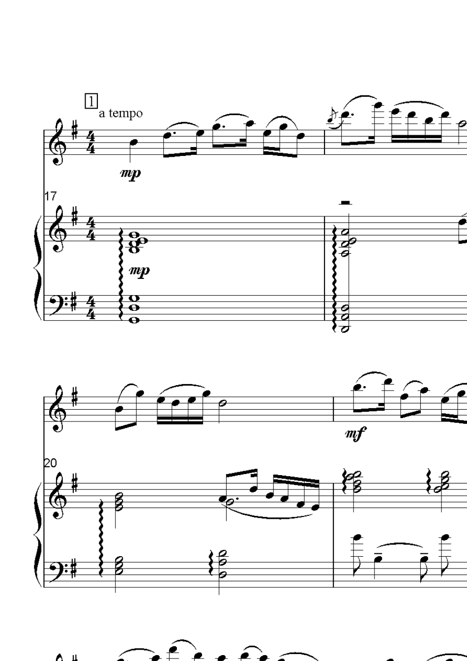 小提琴协奏曲《梁山伯与祝英台》(附钢琴伴奏)全谱_第2页