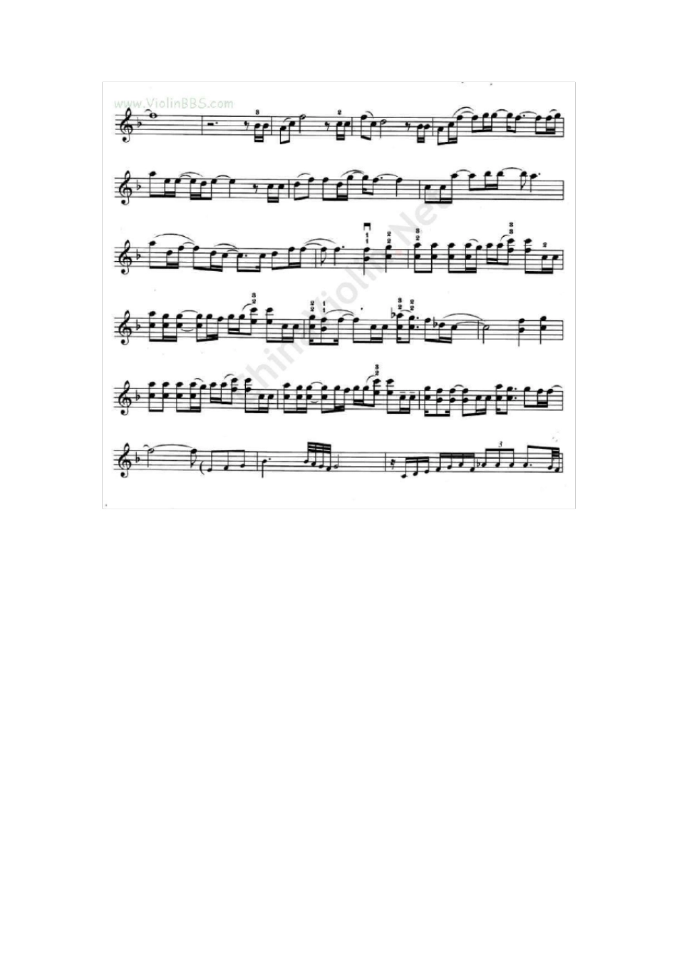小提琴流行歌谱_第3页