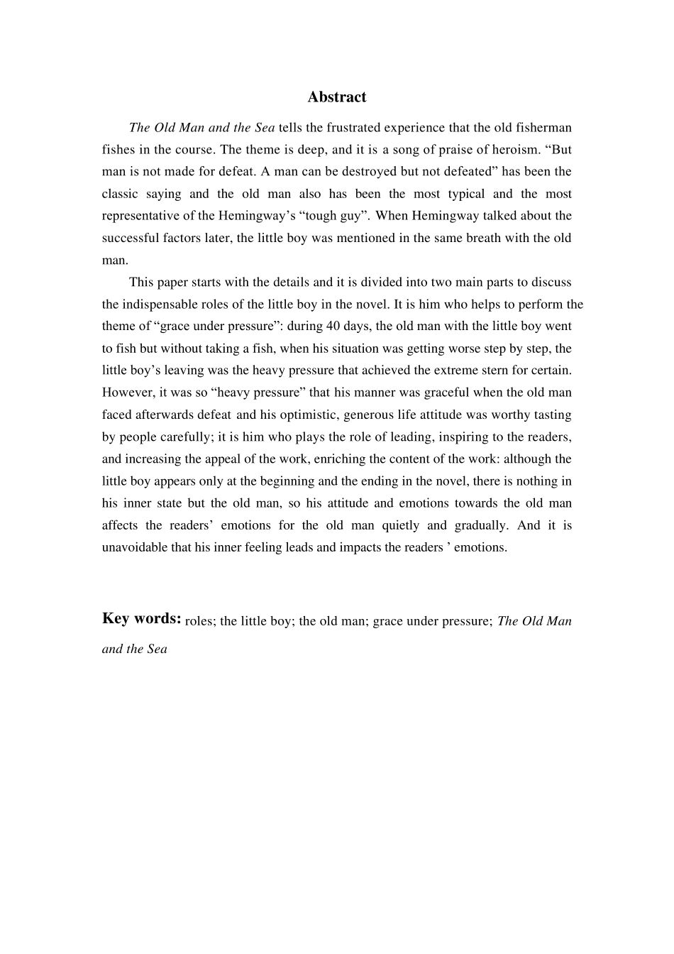 小男孩在老人与海中的作用_第2页