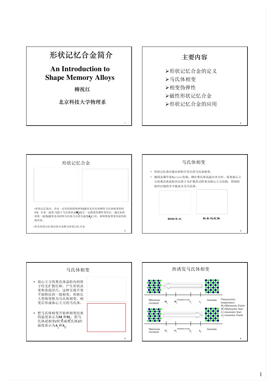 形状记忆合金简介_第1页