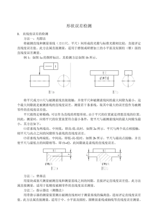 形状误差检测