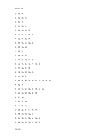 形近字大全(真正地大全)