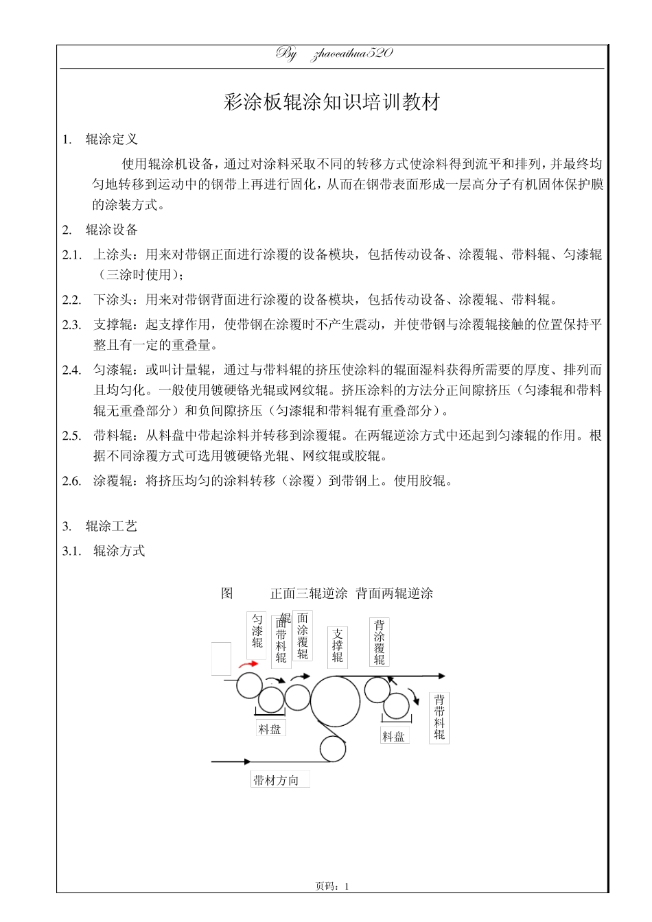 彩涂板辊涂知识培训教材_第1页