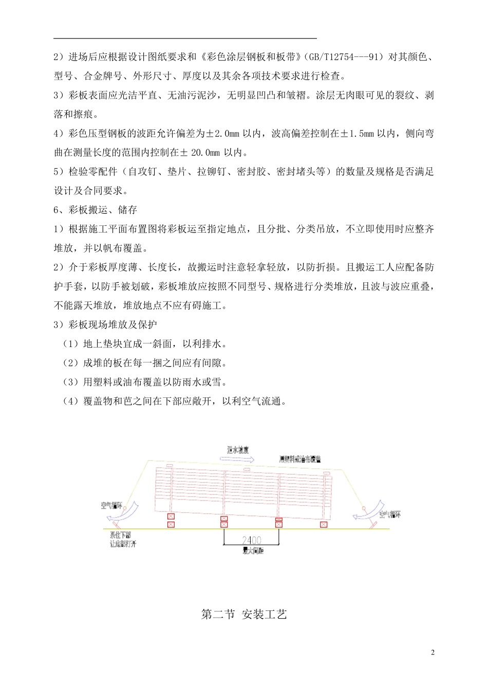 彩钢板施工方案_第3页