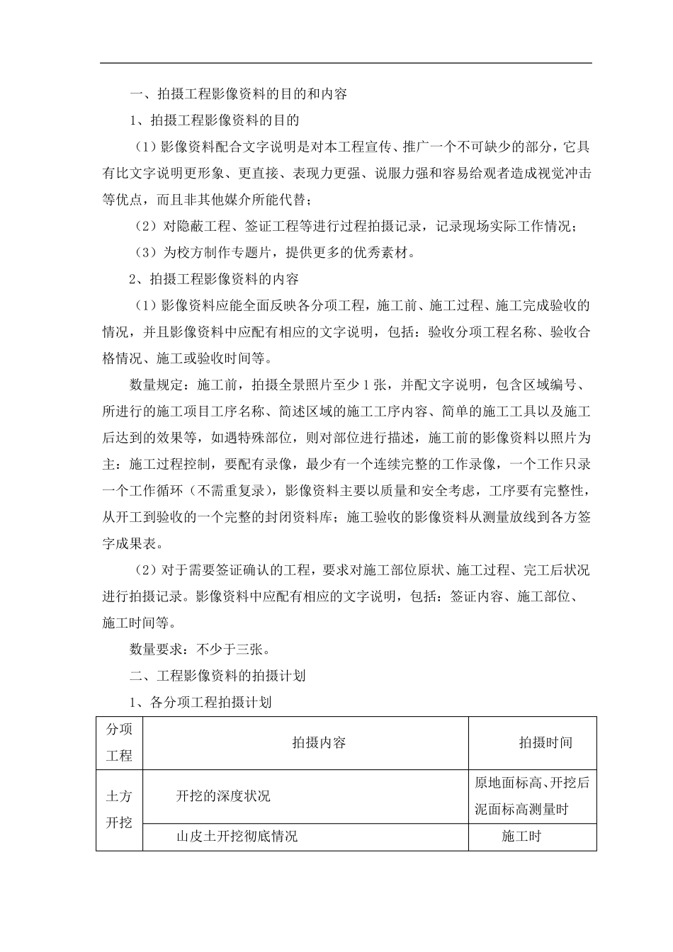 影像资料收集整理方案_第2页