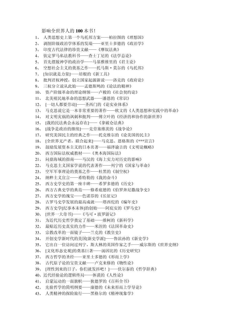 影响全世界的100本书_第1页