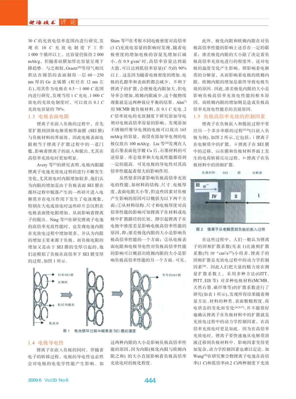影响锂离子电池高倍率充放电性能的因素_第2页