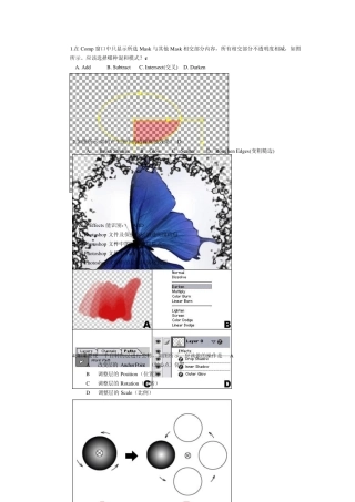 影视后期制作(AeCS4)认证题库