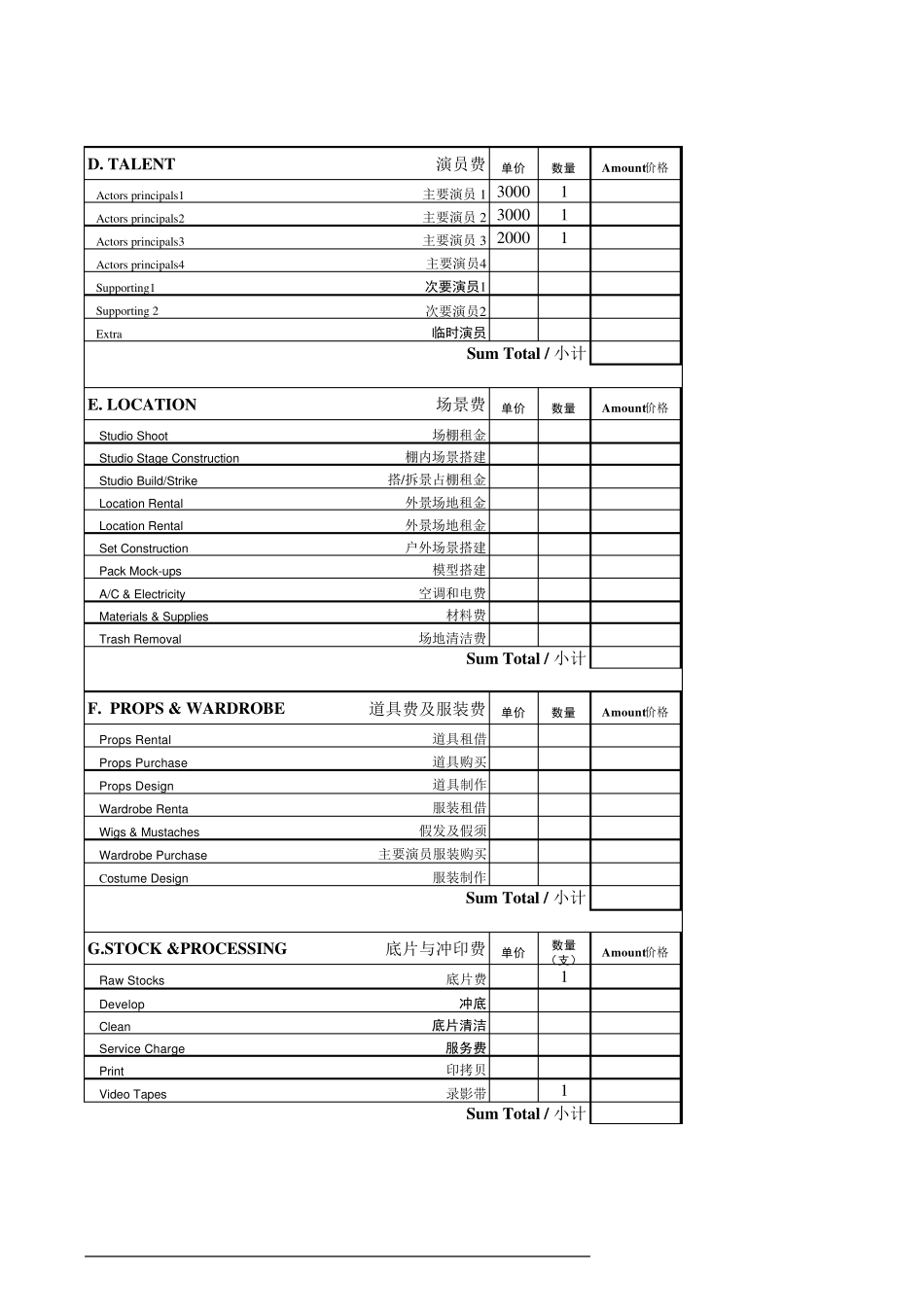 影视广告报价单模板_第3页