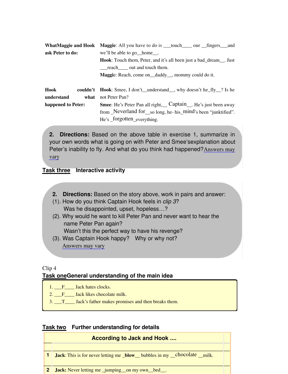 影视课堂活力英语课本习题答案U9_第2页