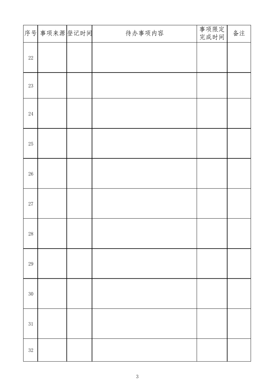 待办事项登记表_第3页