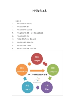 很强大的网站运营方案