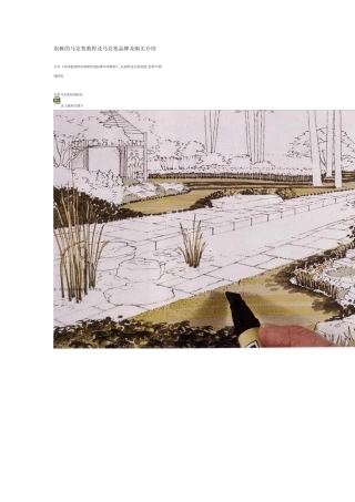 很棒的马克笔教程及马克笔品牌及购买介绍