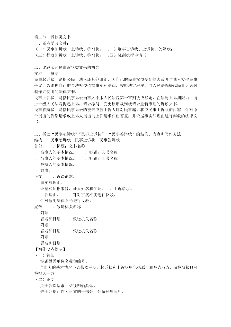 律师文书写作附范文_第2页