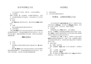 循环水分析方法