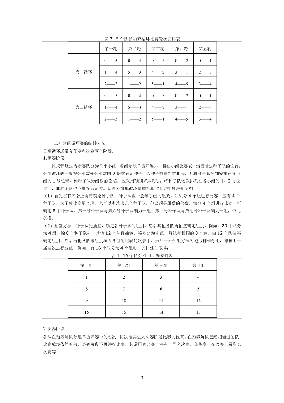 循环赛的方法与编排_第3页