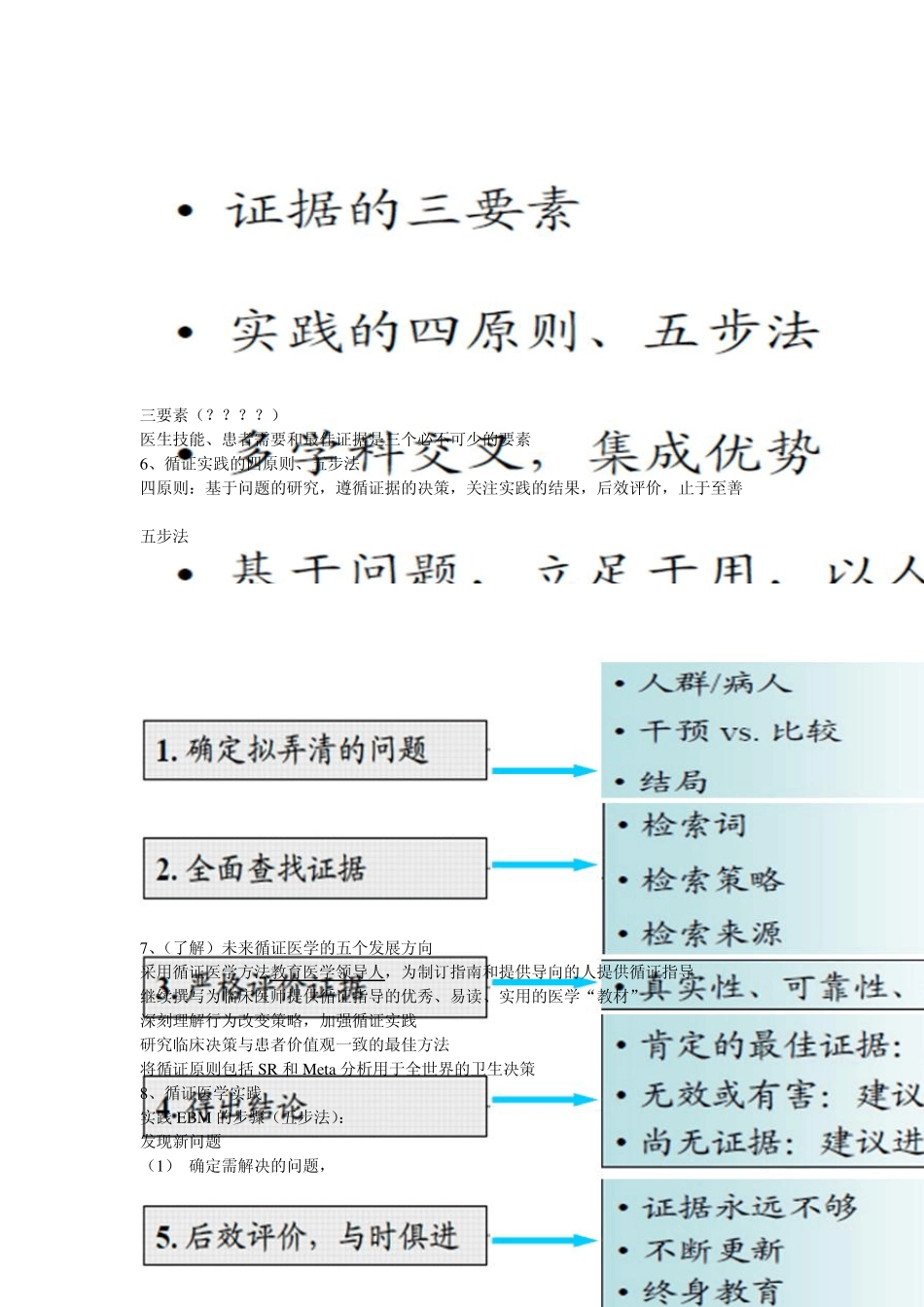 循证医学重点内容总结_第2页