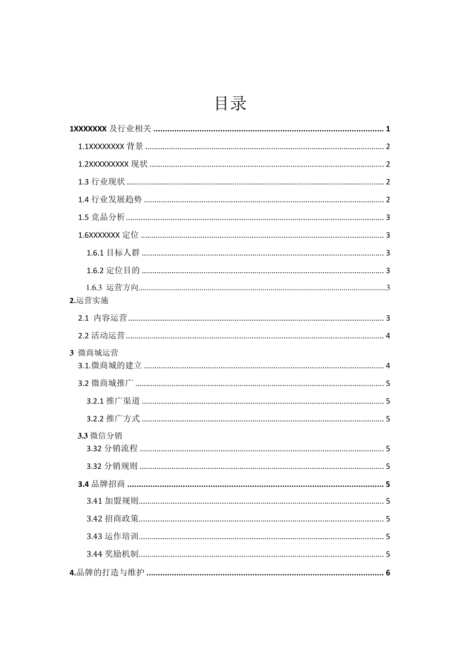微信微店运营计划_第1页