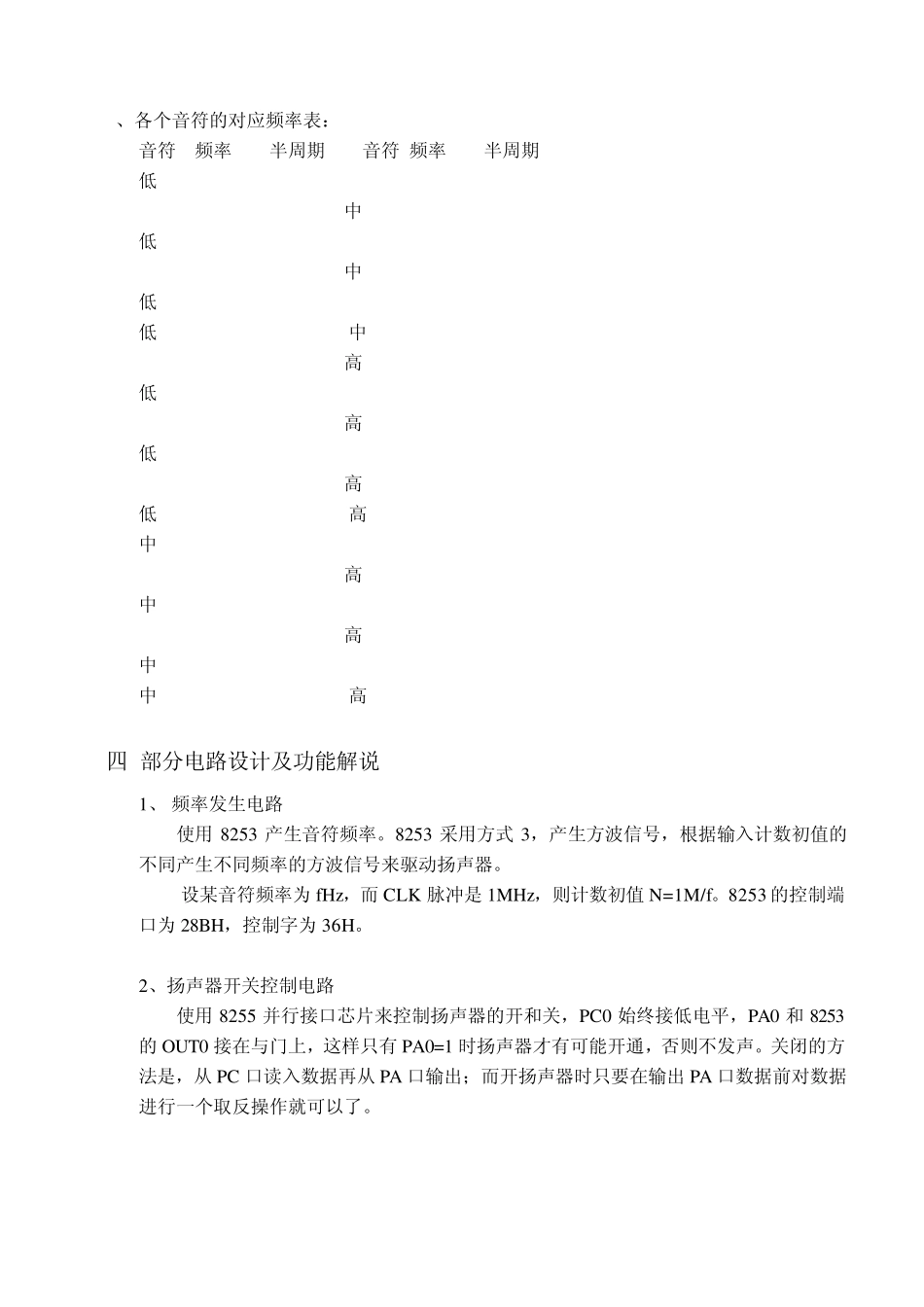 微机原理课程设计——音乐播放器_第2页