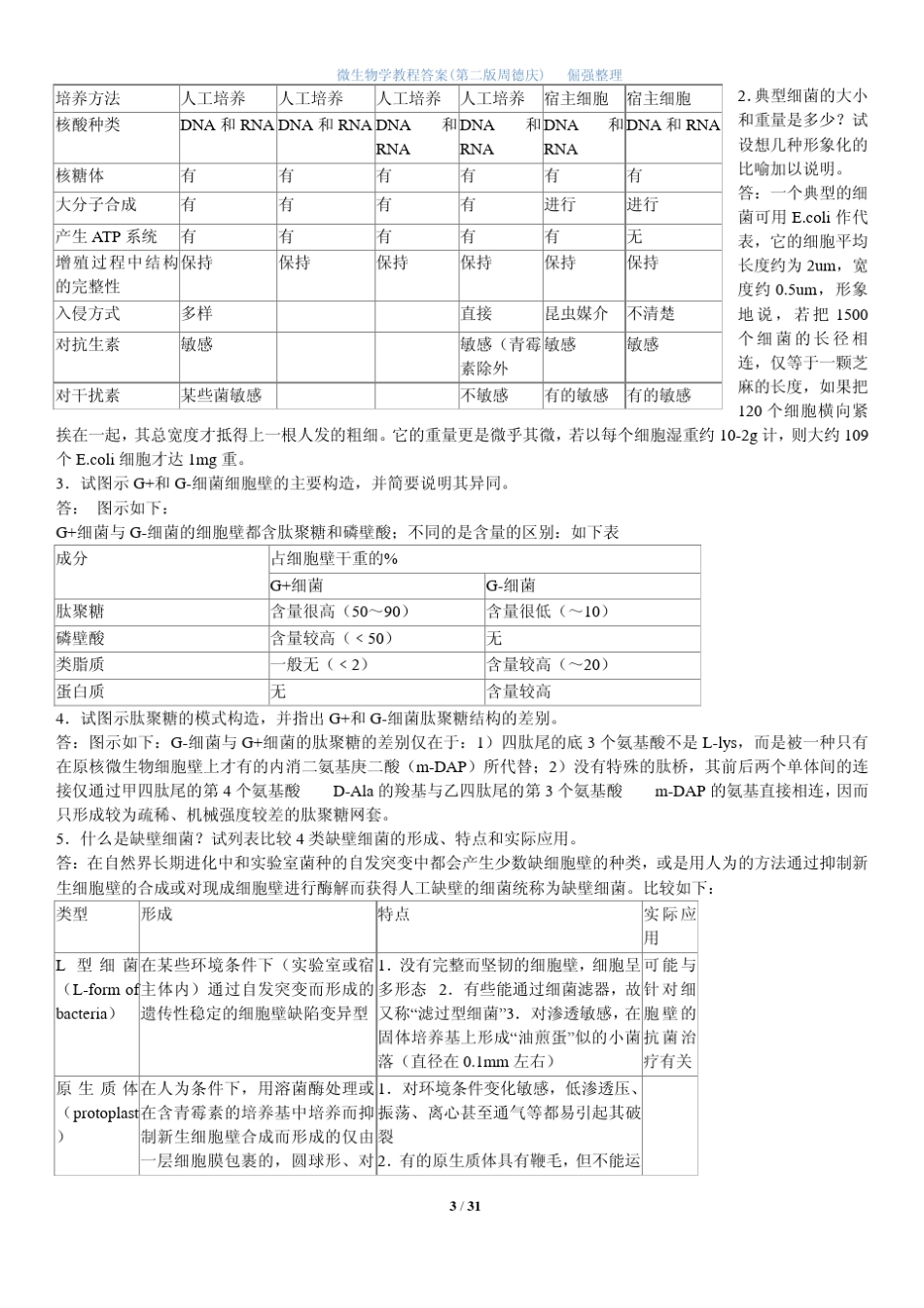微生物学教程(第二版周德庆)答案_第3页