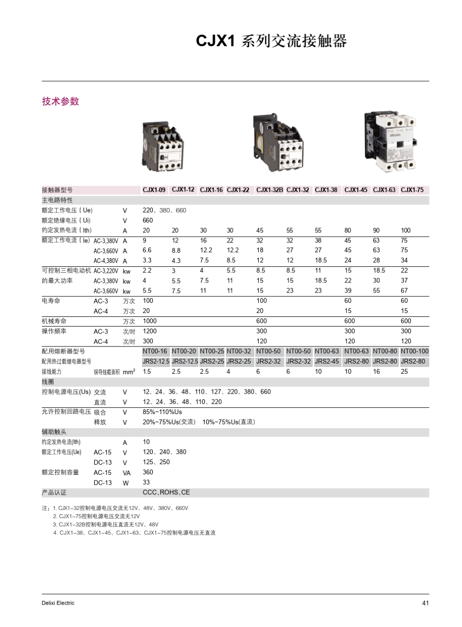 德力西交流接触器_第1页