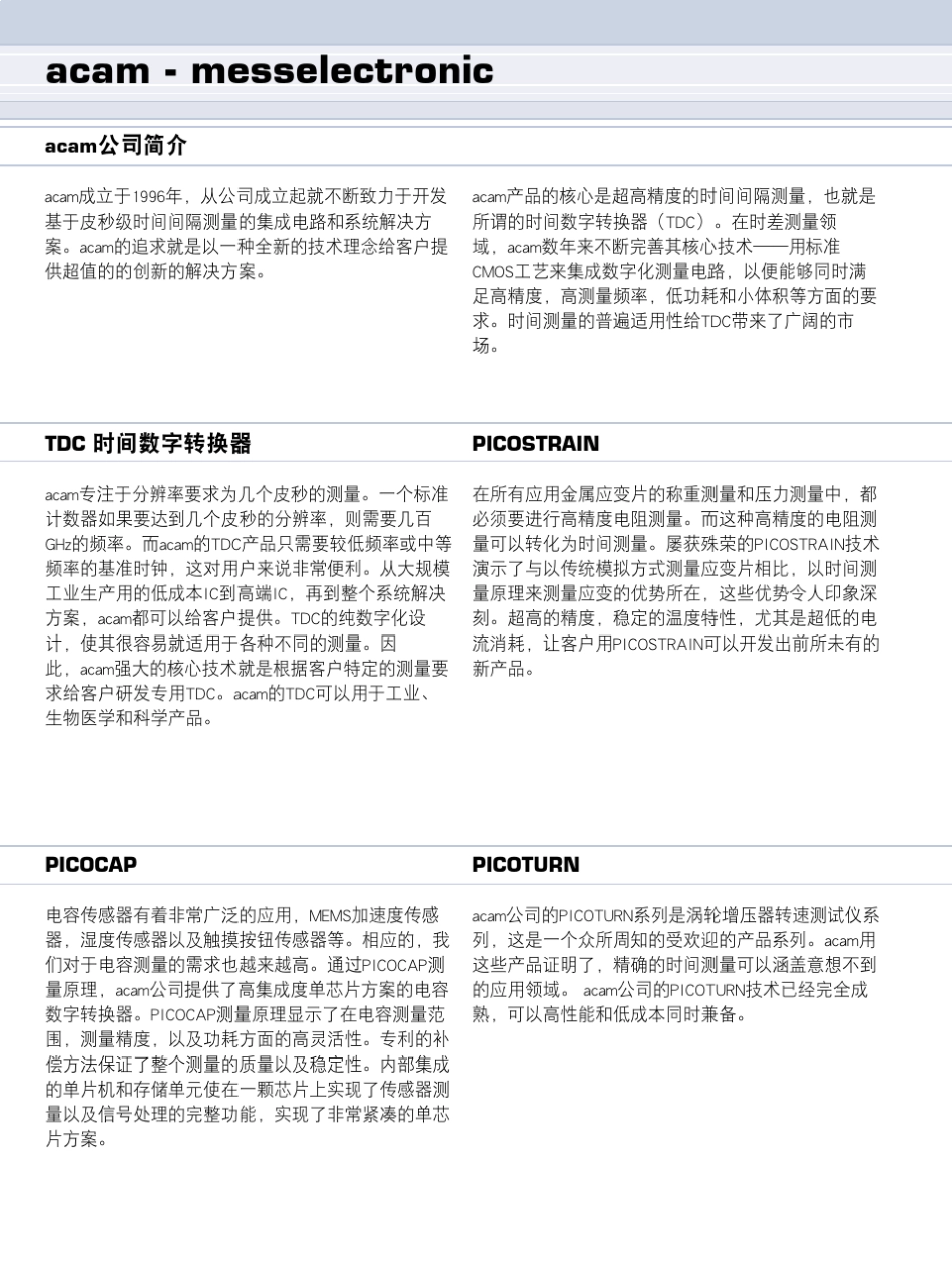 德国ACAM公司产品_第2页