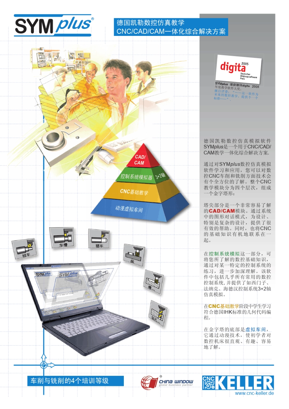 德国凯勒数控仿真教学软件kellercnc宣传页_第1页