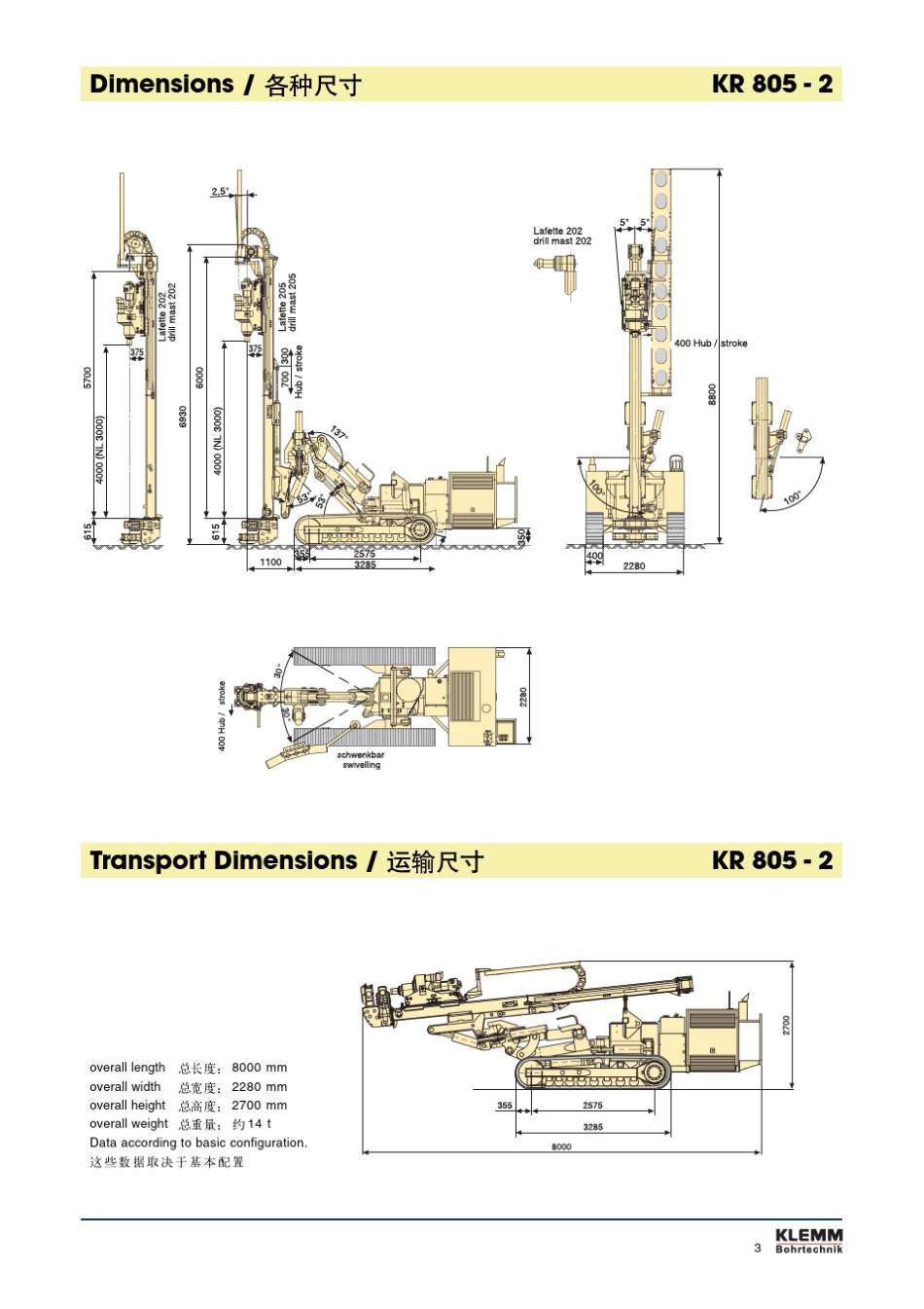 德国宝峨KLEMMKR8052钻机样本(2010年版)_第3页