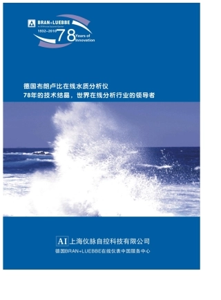 德国布朗卢比水质在线分析仪